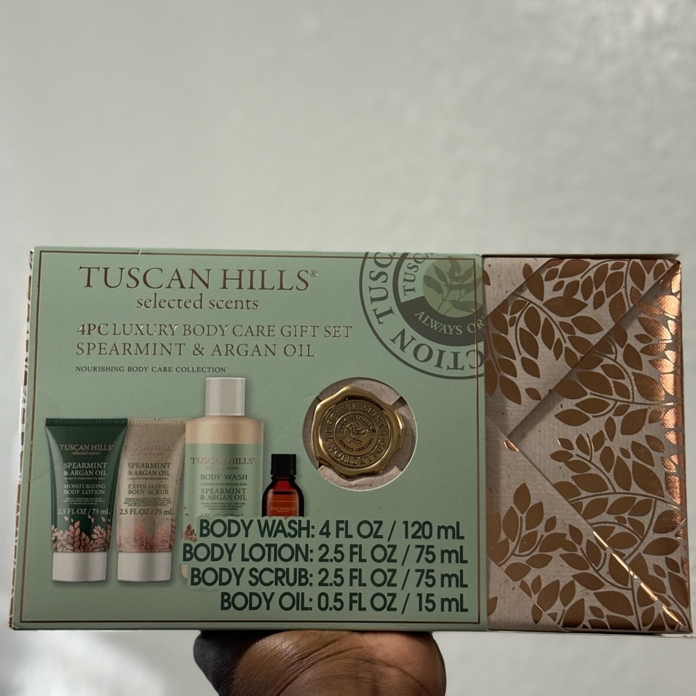 Spearmint & Argan Oil Body Care Gift Set